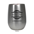 9 Oz. Stainless Steel Vacuum Insulated Stemless Wine Tumbler